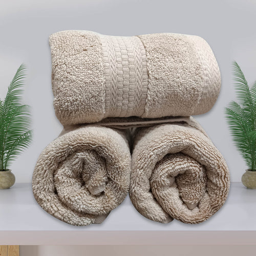 Avante Bath Towel Set-Wheat Brown